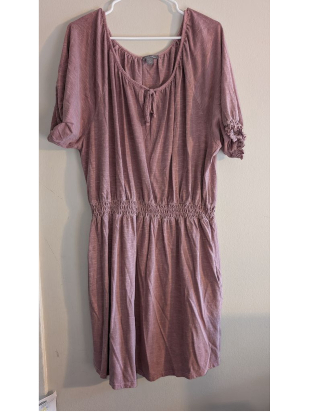Falls Creek Mauve Mini Dress Plus 2X